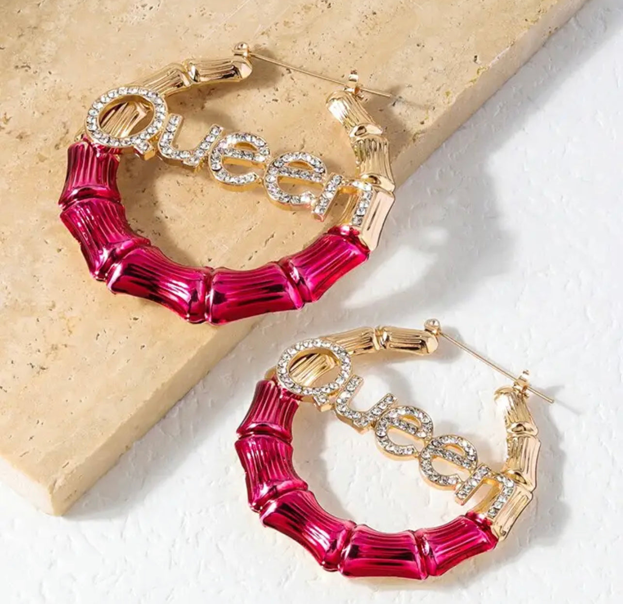 The Queen Aesthetic Hoop Earring