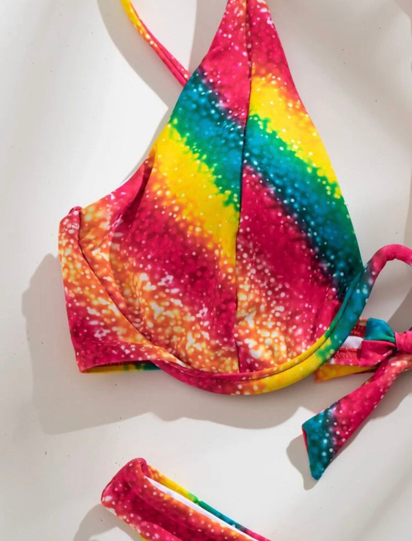 Glow Rainbow Swimsuit