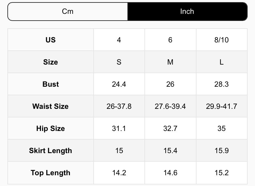 Fuzzy Night Skirt Set