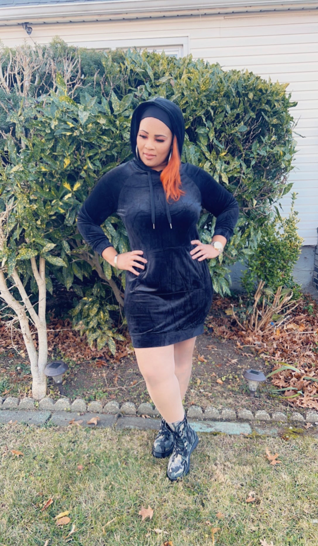 My Kinda Flex Hoodie Dress
