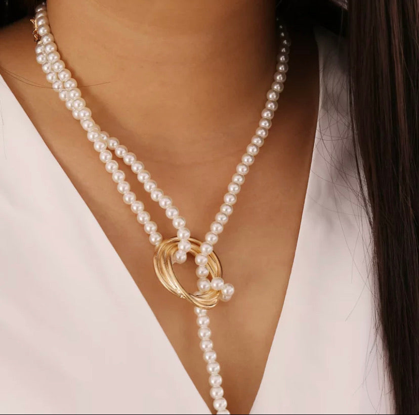 Pearl Wrap Stimulation Necklace