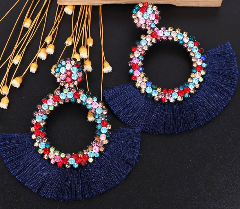 Fashion Drop Rhinestone Earring