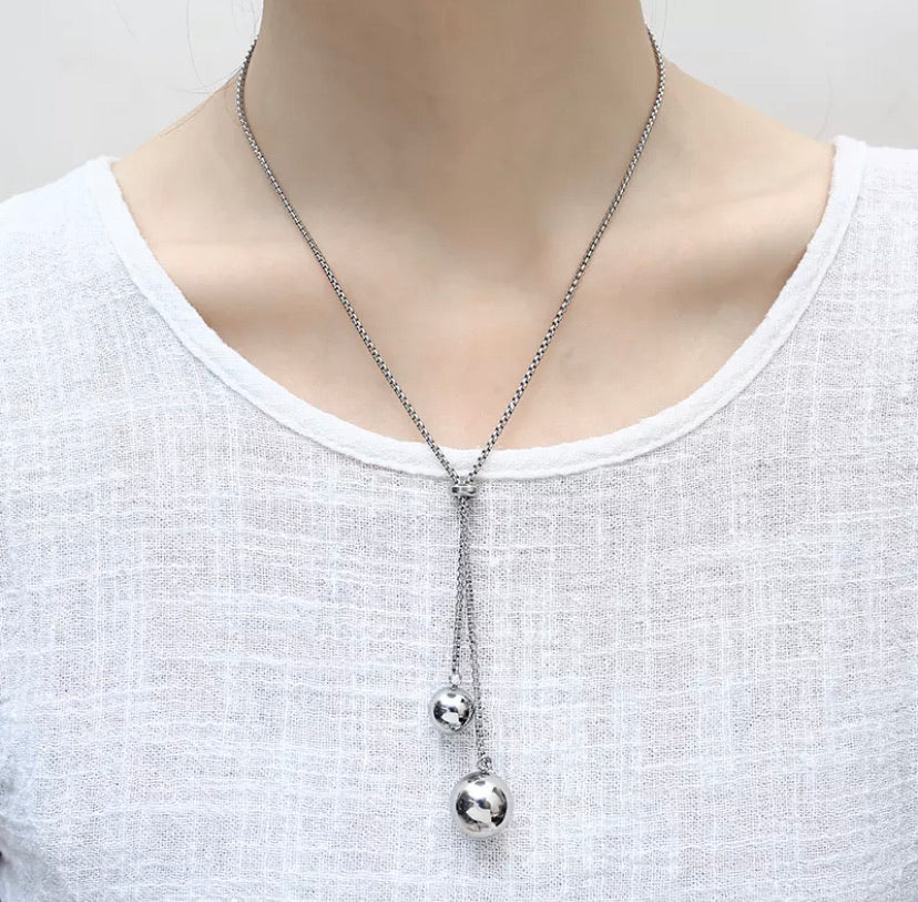 Stainless Glam Flexible Necklace