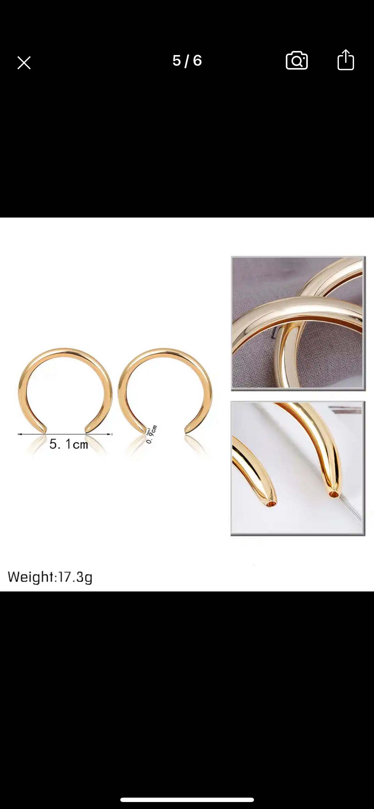 Thick & Chunky Hoop Earring