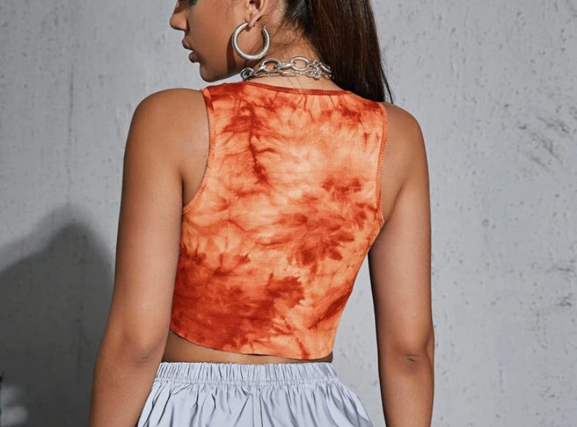 Tie Dye Mini Crop Top