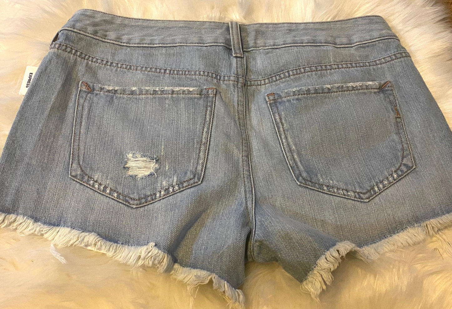 Denim Destroy Batty Rider Shorts