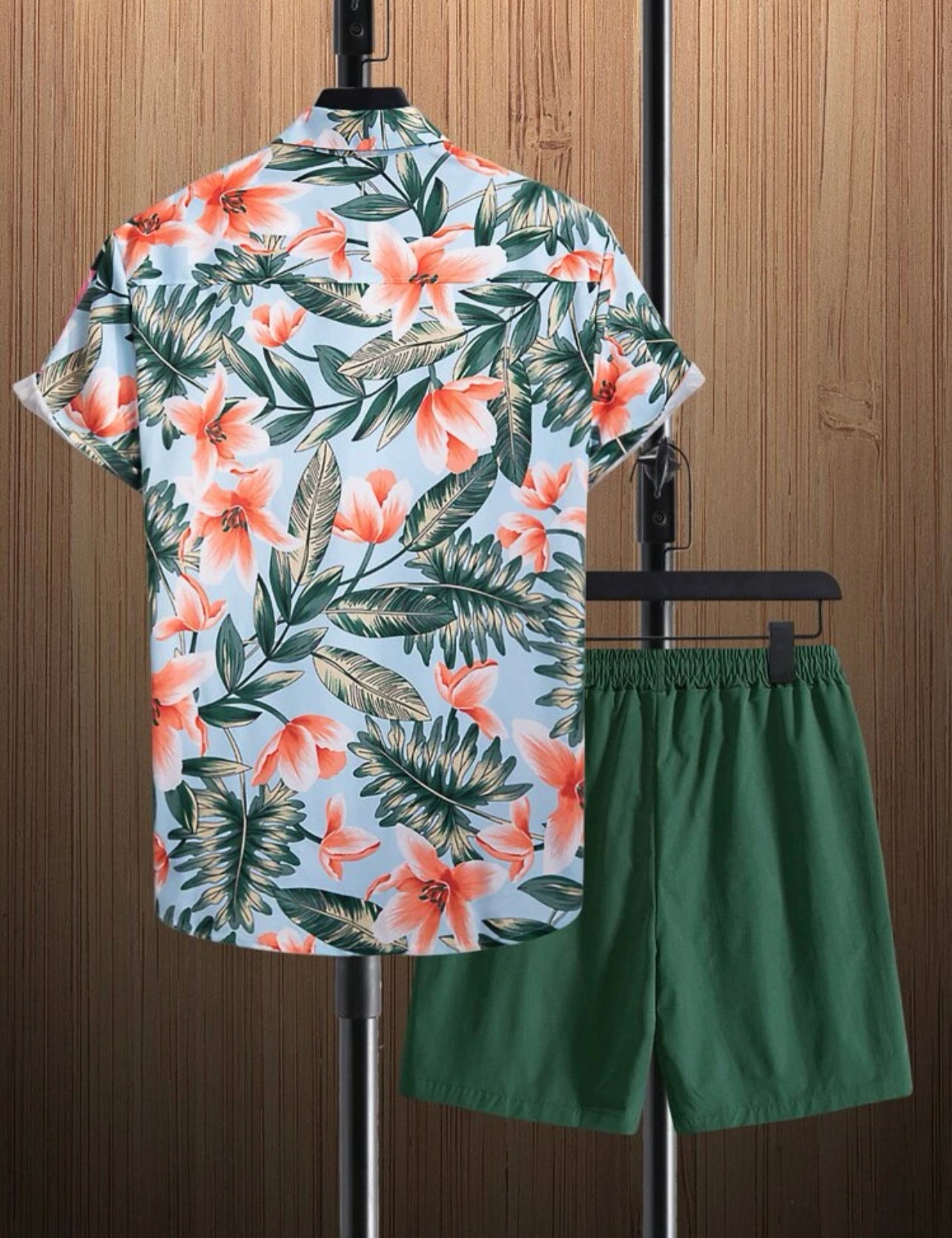 Go Green Men’s Two Pieces Shorts Set