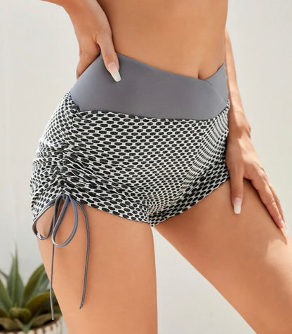 Honey Comb Boody Active Shorts