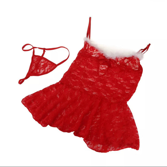 Red Fancy Lingerie