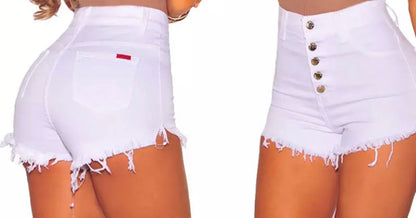 Casual high waist shorts women