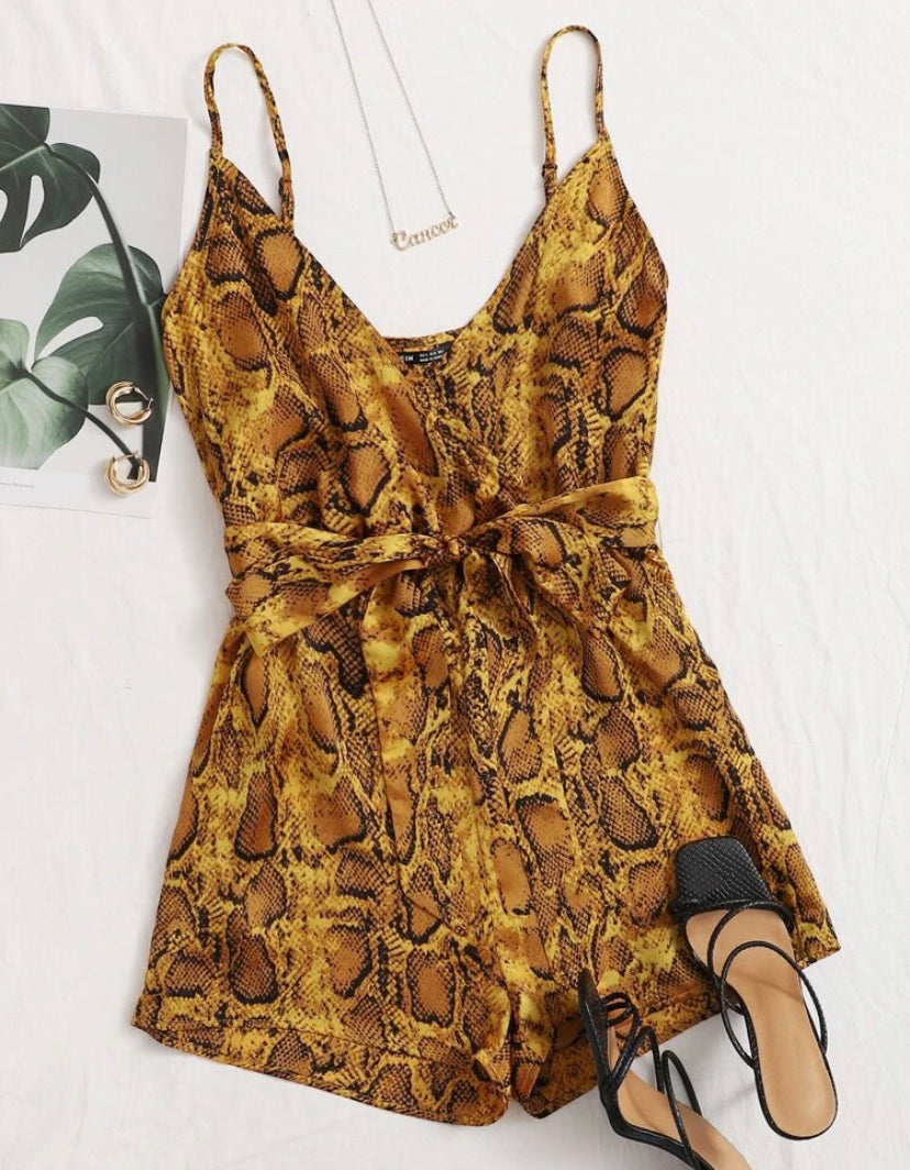 Ginger Snake Romper