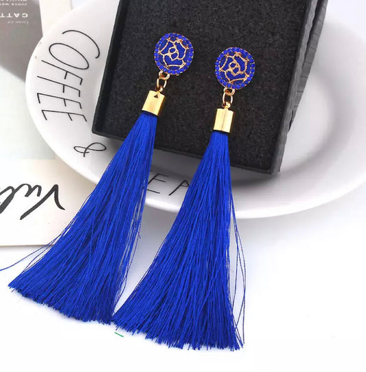 Fashion Long Tassel Earring