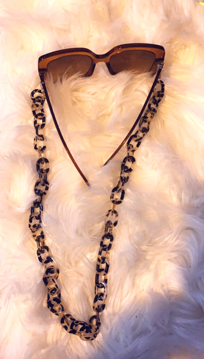 Leopard Sassy Glasses Chain