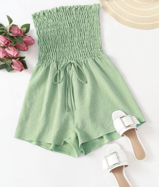 Shirred Tube Romper