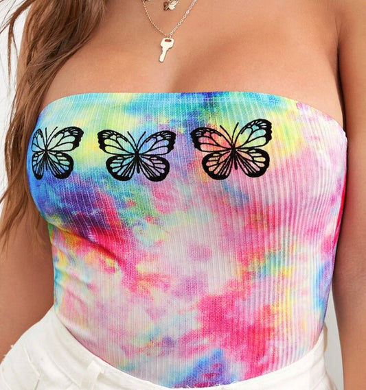 Tie Dye Butterfly Bodysuit