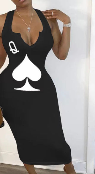 Poker Bodycon Dress