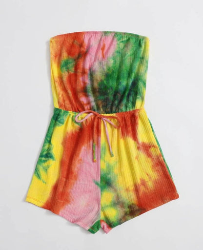 Boho Tie Dye Romper