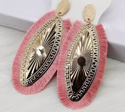 Statement Vintage Tassel  Drop Earring