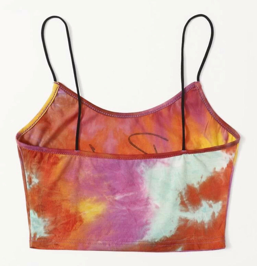 Babe Tie Dye Crop Top