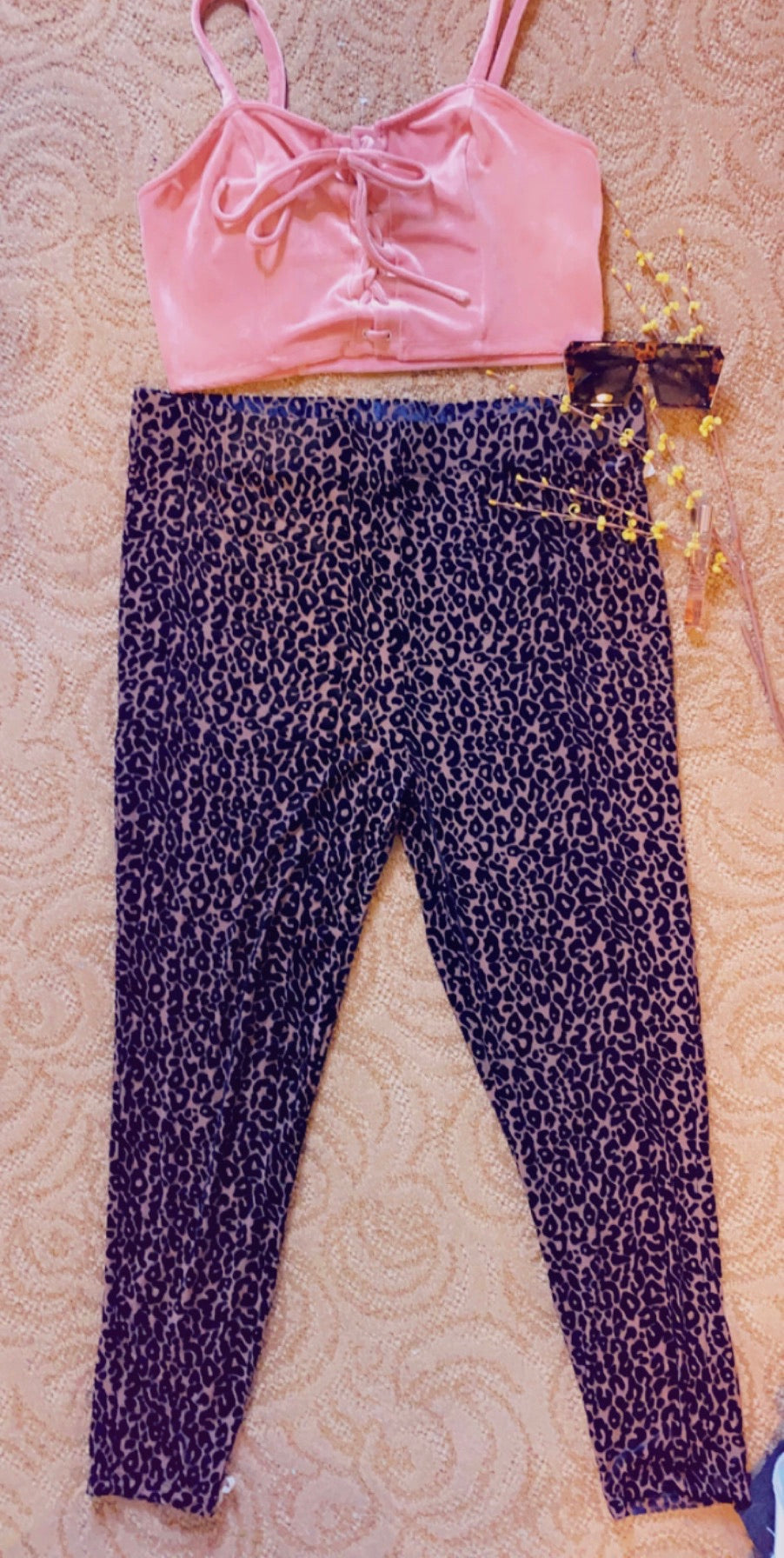 Plus Size Leopard Leggings