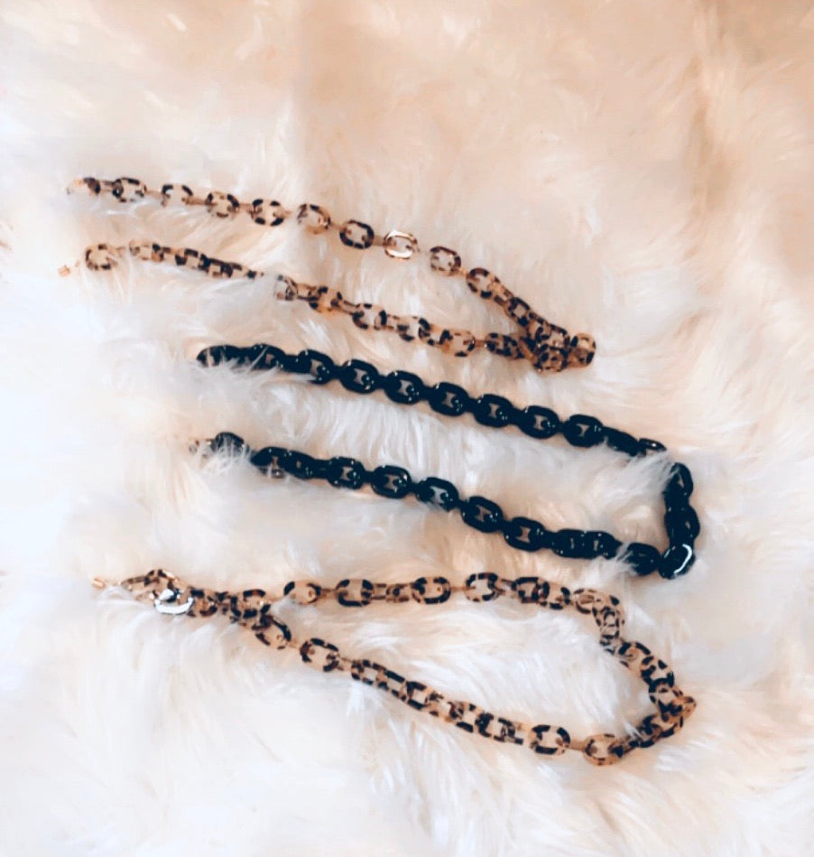 Leopard Sassy Glasses Chain