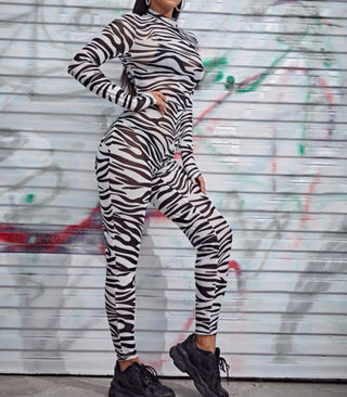 Bring Out Zebra Jumpsuit
