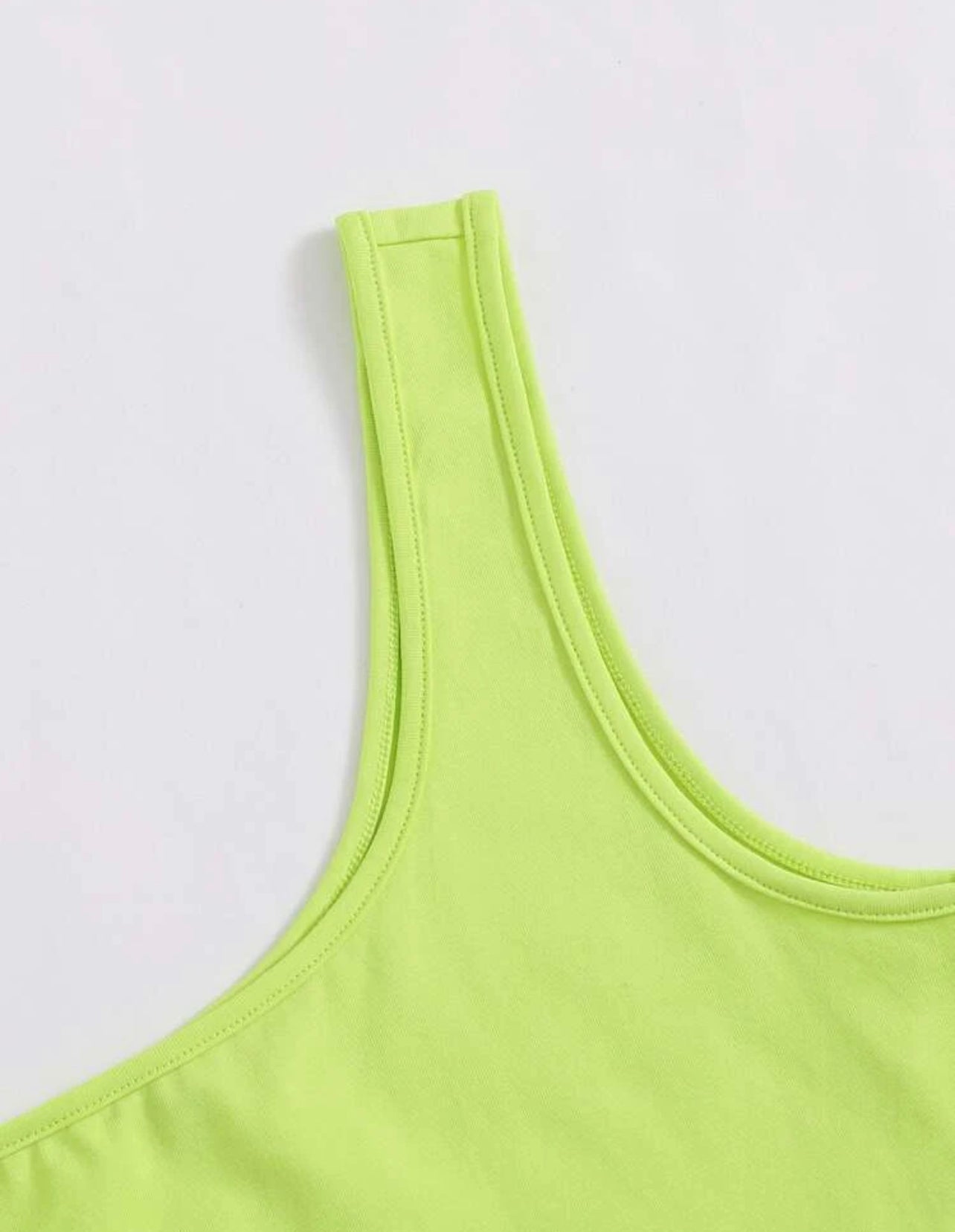 Neon Biker Active Shorts Set