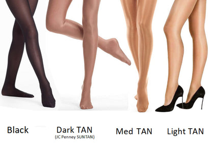 Skin Tone Shimmer Pantyhose