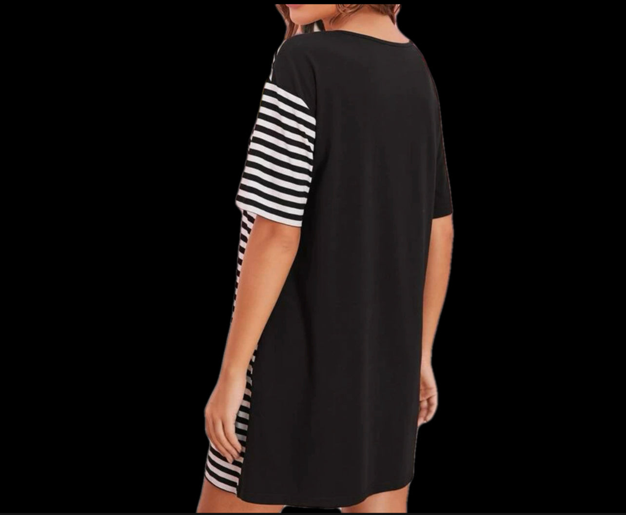 Splice Tee Shirt Dress