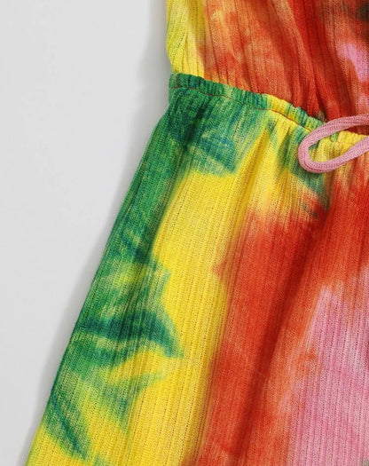 Boho Tie Dye Romper