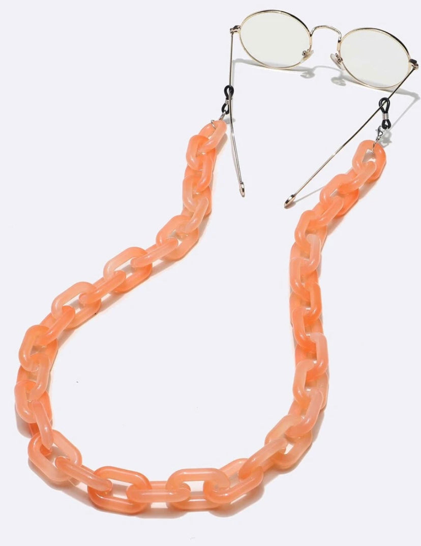 Sweet Peach Glasses Chain