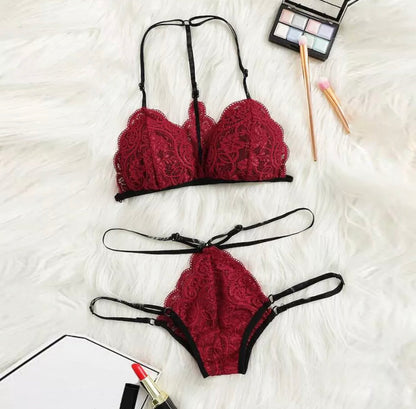 Lace Lingerie Bra & G-String set