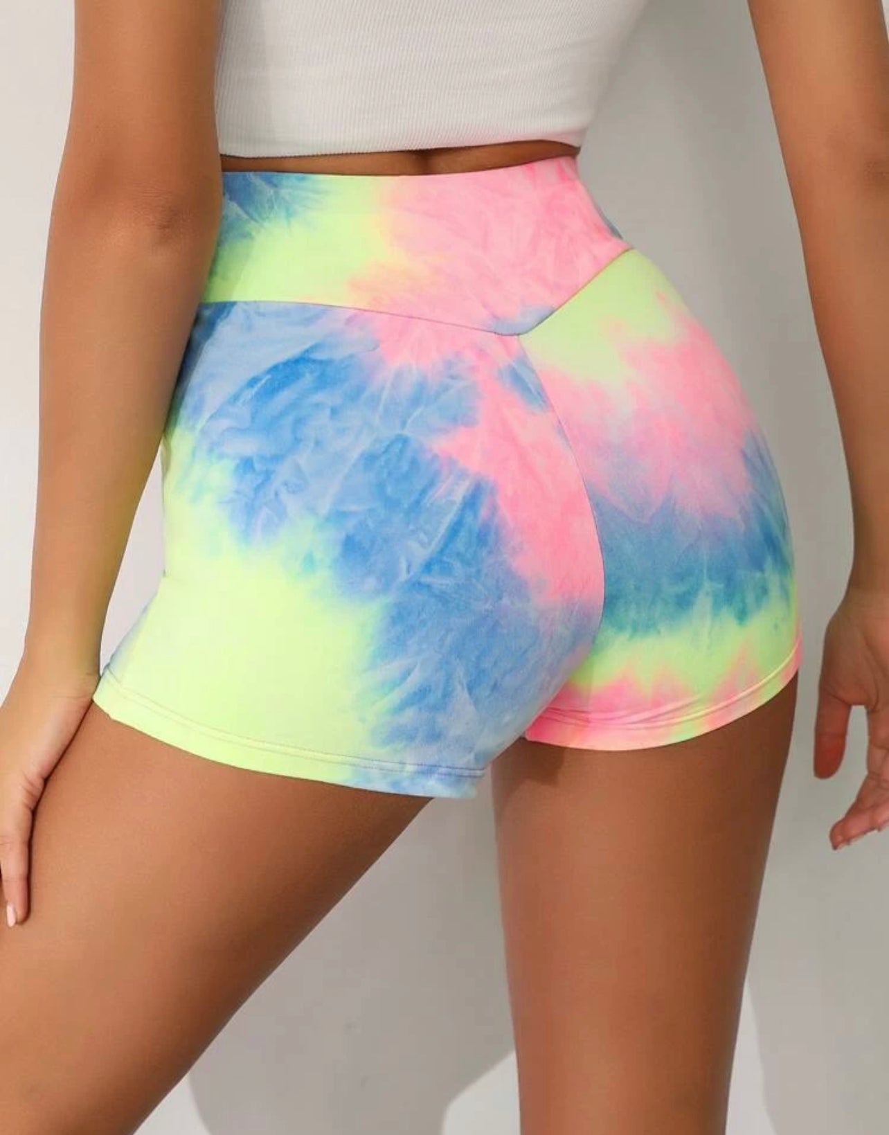 Tie Dye Boody Active Shorts