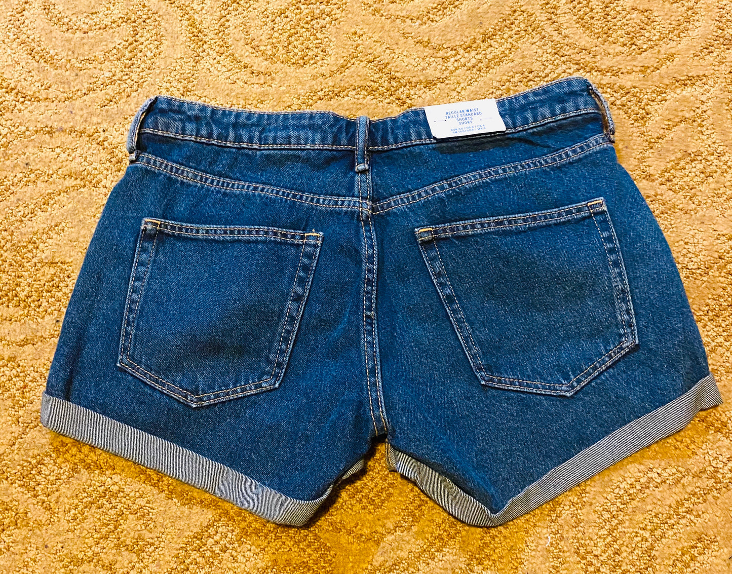 Mid-thigh Denim Shorts