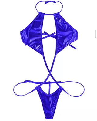 Matalic Crisscross Swimsuit/lingerie