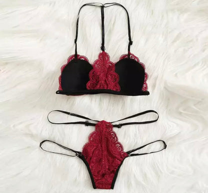 Lace Lingerie Bra & G-String set