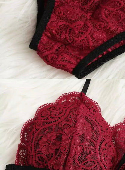 Lace Lingerie Bra & G-String set