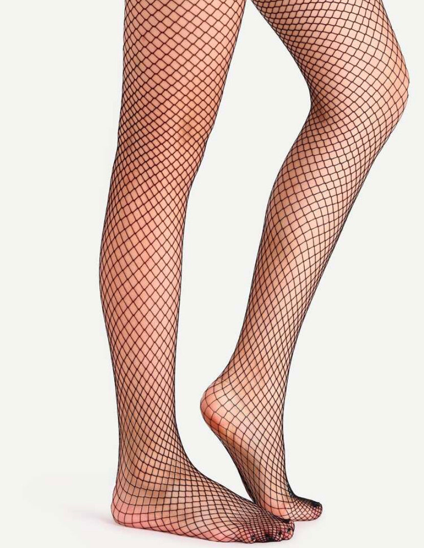 High Rise Fishnet Pantyhose