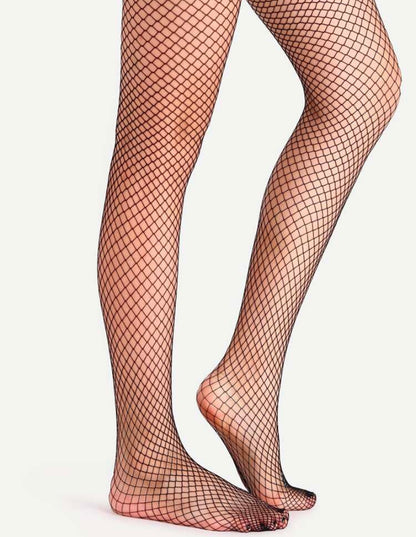 High Rise Fishnet Pantyhose