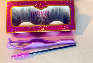 Glam Goodness Shea 25MM Full Lashes with Comp Applicator & Brush