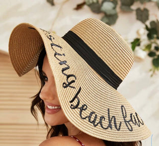 Beach Face Straw Hat