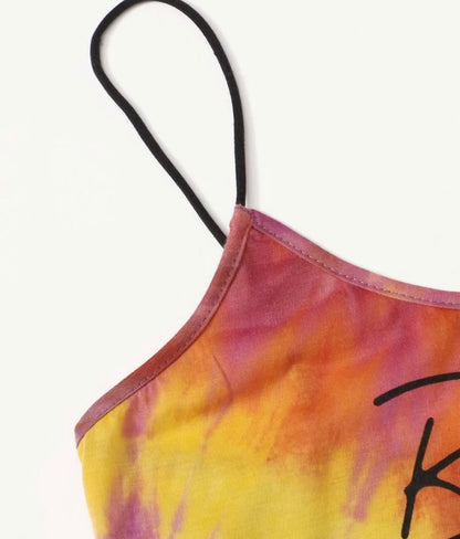 Babe Tie Dye Crop Top