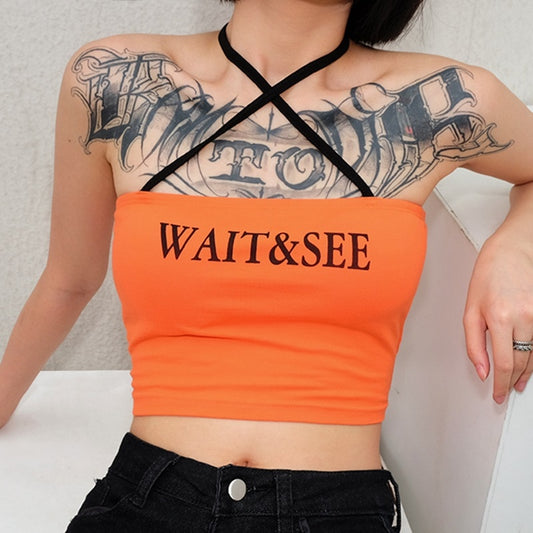 Wait & See  Cotton Crop Top